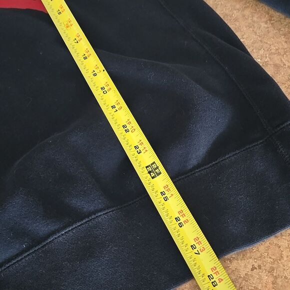 Jordan Jumpman Graphic Brushed Crewneck Black Red Logo Large - Picture 13 of 15